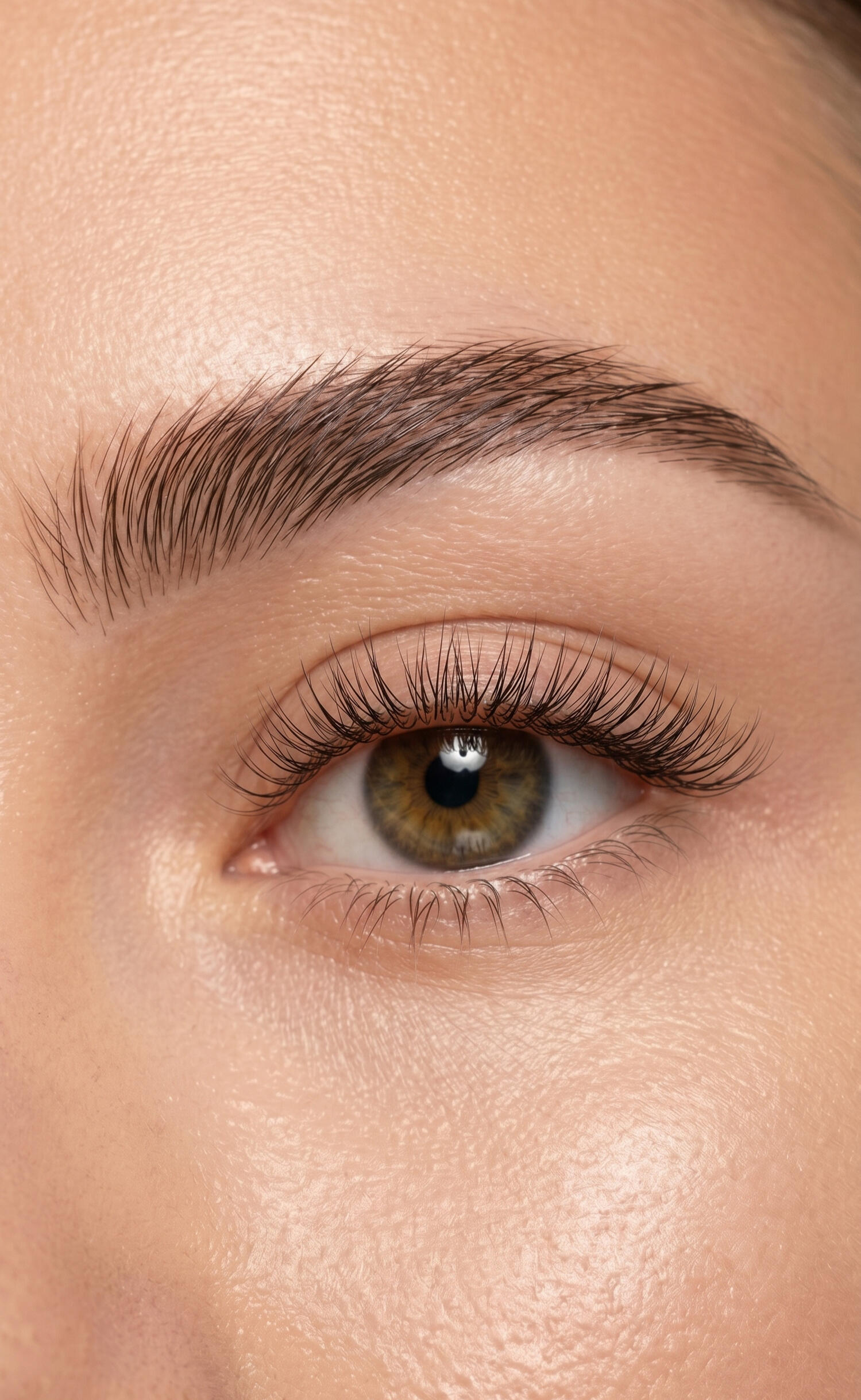 Refined brow and lash design with a focus on clean, controlled results.